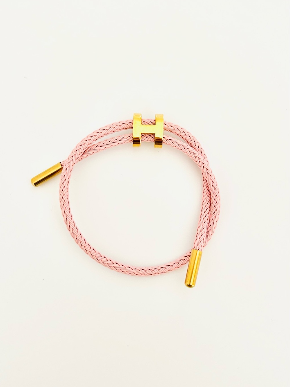 H Logo Adjustable Cable Rope Bracelet - Picture 5 of 5